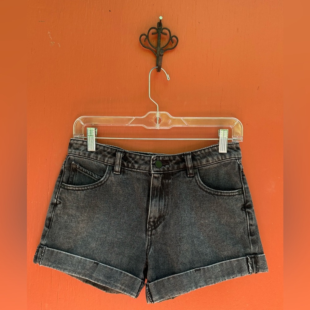 Volcom Stoned Rolled Boyfriend Fit Denim Shorts